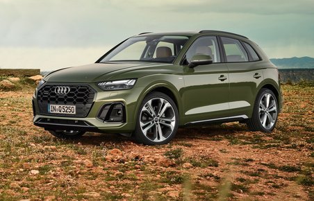 Audi Q5 har fået et forholdsvis tydeligt facelift.