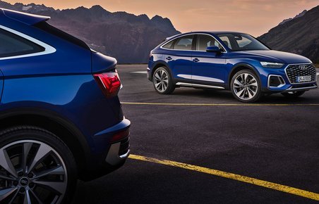 Audi Q5 kommer i 2021 som Sportback, dvs. med skråt bagparti.