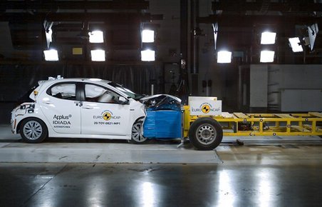 Der er fem Euro NCAP-stjerner til den nye Toyota Yaris