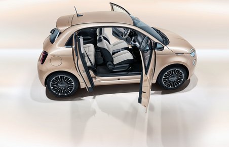 Fiat 500 i den særlige 3+1-udgave.