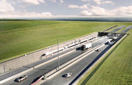 Byggeriet af Femern-tunnelen vil for alvor gå i gang ved årsskiftet 2020-2021. Illustration: Femern A/S