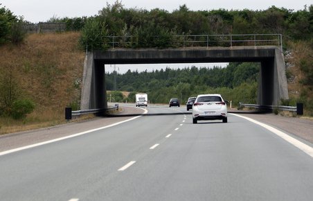 En del af Holstebromotorvejen/Midtjyske Motorvej er på en ti km lang strækning kun motortrafikvej.
