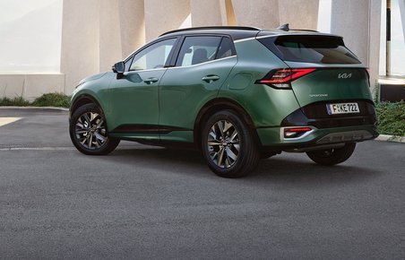 Kia Sportage i den nye, europæiske udgave.