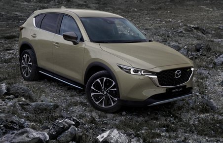 Mazda CX-5 får ændret fronten en del i 2022-udgaven.