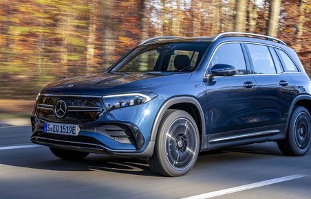 Mercedes-EQ EQB set forfra