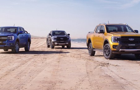 Ford Ranger kommer i tre versioner.