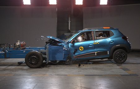 Crashtest af Dacia Spring