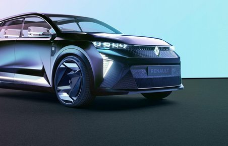 Renault Scenic årgang 2024 i konceptudgave.