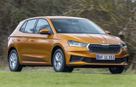 Skoda Fabia set forfra