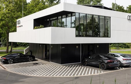 Audis første ladestation.