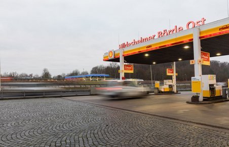 Tankstation i Tyskland
