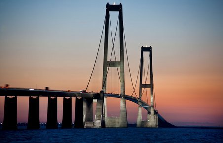 Juletrafik på Storebæltsbroen