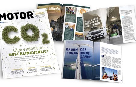 Kollage med sider fra Motor 5/2023