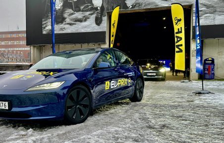 Test af elbiler i Norge. Tesla kører forrest. 