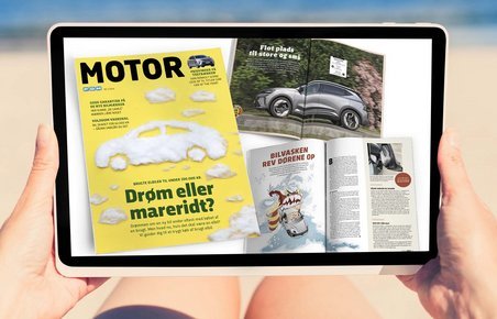 Strandgæst læser Motor på iPad