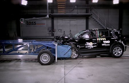 Crashtest af Jeep Avenger