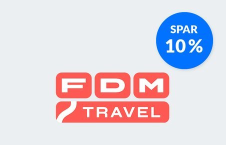 FDM Travel giver 10% rabat