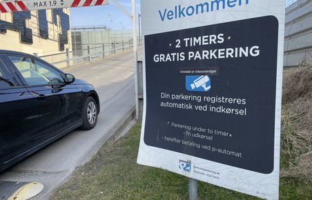 P-bøder ved nummerpladeparkering