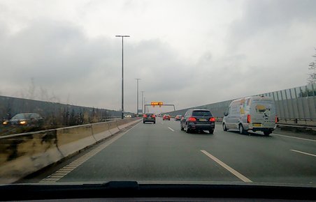 Meget lille gevinst ved at zigzagge i trafikken