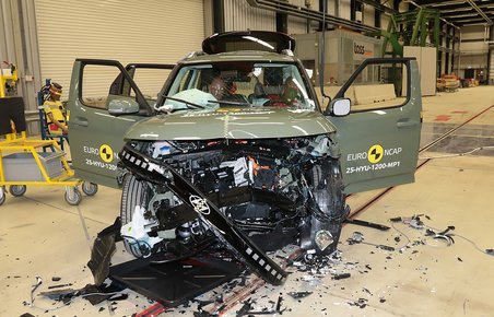 Hyundai Inster efter crashtest