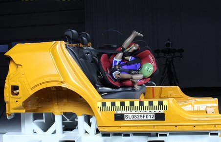 Crashtest af autostol