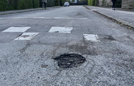 For mange huller i vejene