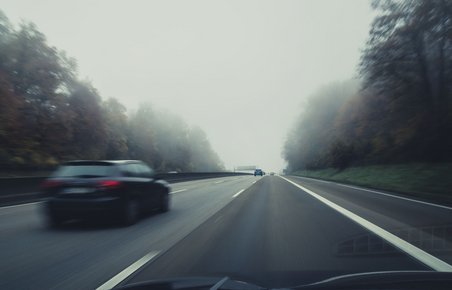 Trafik på tåget motorvej