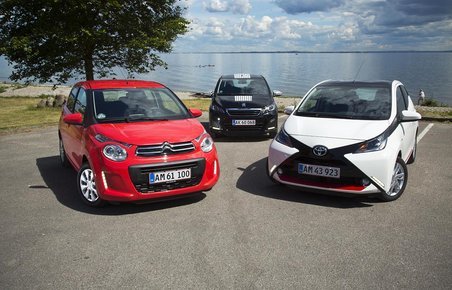 Citroën C1, Peugeot 108 og Toyota Aygo bliver testet i digitalt særnummer af Motor