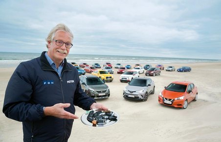 Motors biltekniske redakør, Søren W. Rasmussen, præsenterer feltet.