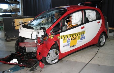 Mitsubishi Imiev, kollisionstest, Euro NCAP