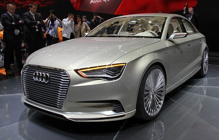 Den næste Audi A3 vises i Shanghai som opladningshybrid. 