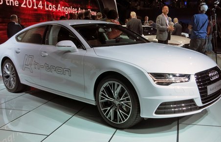 Audi A7 h-tron havde verdenspremiere på Los Angeles Motor Show.