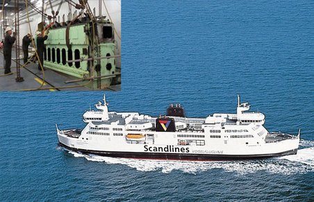 M/F Prinsesse Benedikte kommer til foråret til at sejle med hybridteknik. Lige nu mangler batteriet at blive leveret.