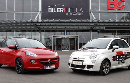 Opel Adam blander sig nu blandt livsstilbiler i mikroklasse, hvor Fiat 500 har siddet tungt på tronen.