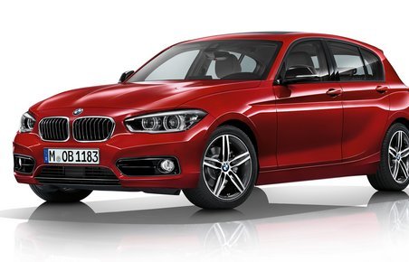 BMW 1-serie har fået helt ny front.