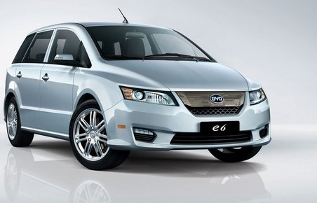 BYD e6 Premier udstilles i USA.