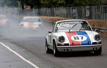 Porsche 911 er en af de biler, der kommer i centrum ved Copenhagen Historic Grand Prix – både på og uden for banen.