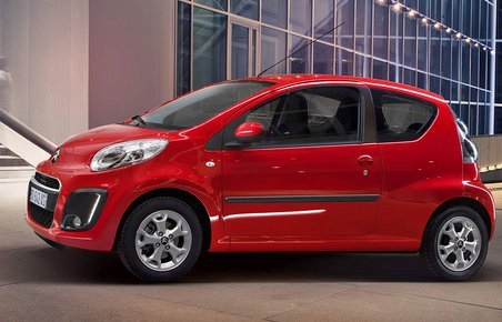 Citroën C1 blev faceliftet i marts 2012.
