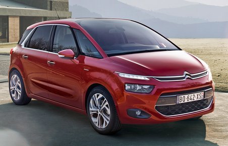 Citroën C4 Picasso i den korte fempersoners udgave.