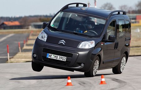 Citroën Nemo har haft alvorlige problemer med stabiliteten, men nu har bilen fået ESC.