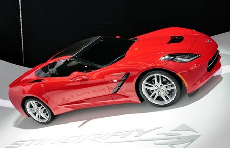 Syvende generation Corvette gør sin entré på bilshowet i Detroit.