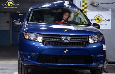 Selvom der er fire Euro NCAP-stjerner til Dacia Sandero, er der endnu langt op til klassens mest sikre biler