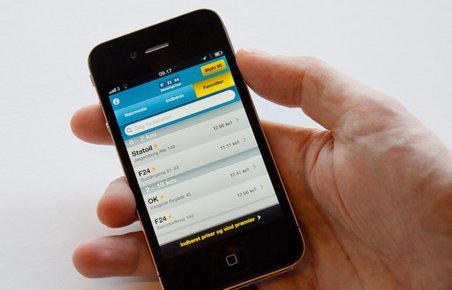 Benzinpriser.dk som iPhone-app