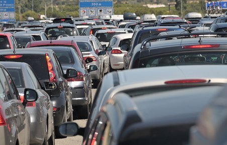 Der er gang i de vejarbejderne på de tysk motorveje, hvilket kan skabe lange køer