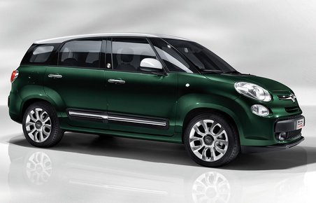 Fiat 500L Living er kun 4,35 meter lang.