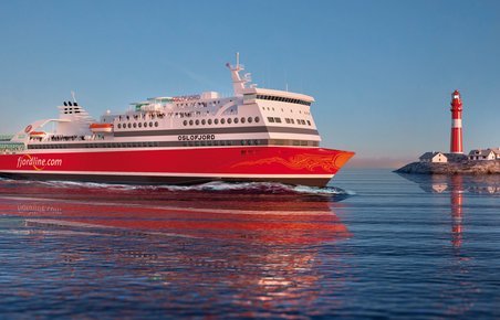 Skibet Oslofjord er efter en ansigtsløftning til 225 millioner indsat på ruten Strømstad-Sandefjord.