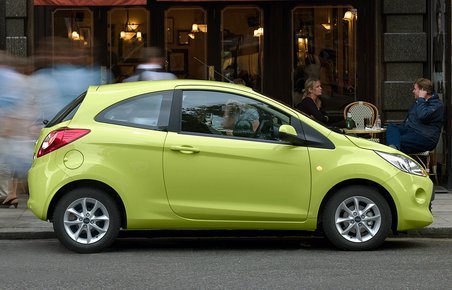 Prisen på Ford Ka er sat ned - hvis man køber den på afbetaling.