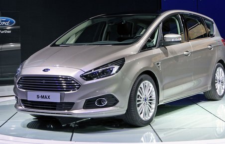 Ford S-Max i 2014-udgaven, der lanceres i sommeren 2015.