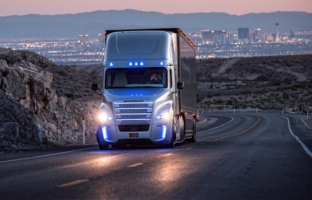 Den særlige udgave af Daimler Freightliner.