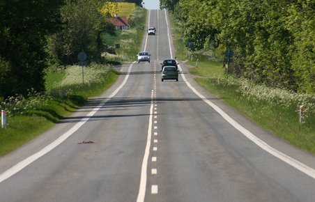 På landeveje sker 60 pct. af trafikdrabene.